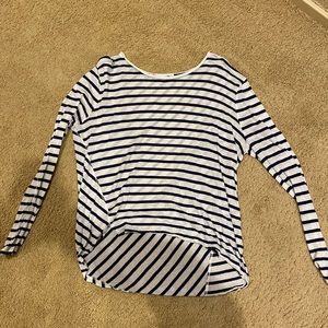 Rag & Bone blue and white stripped shirt women’s